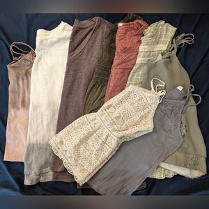 Lot Of 9 Women's Maurices Tanks And Shirts Size XS EUC And NWT